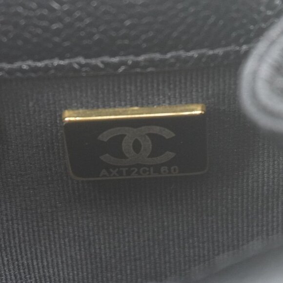 Chanel  Duma Pockets Small Quilted Caviar Leather Drawstring Backpack Black - Picture 14 of 14